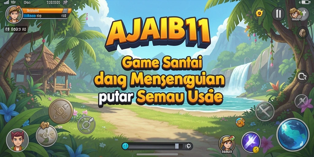 Tampilan gameplay AJAIB11 yang menarik dan penuh warna.
