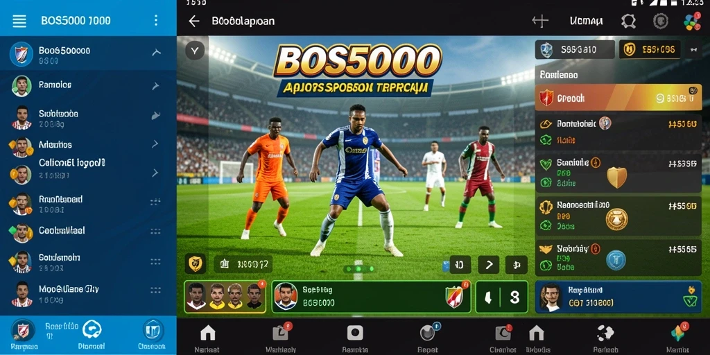Tampilan gameplay menarik dari aplikasi Sportsbook BOS5000.