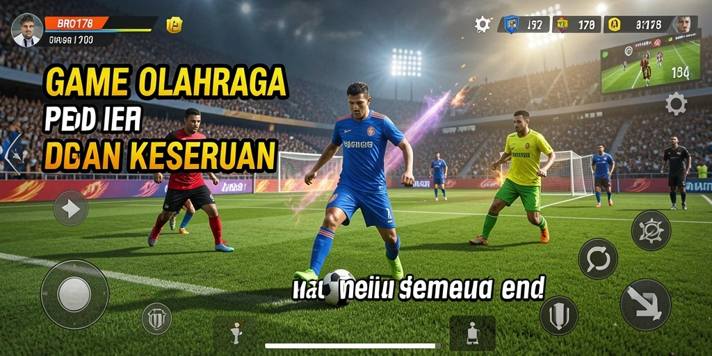 Tampilan gameplay seru di BRO178 dengan berbagai olahraga.