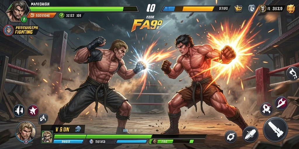Gameplay menarik dalam FA99 dengan pertarungan seru dan karakter unik.