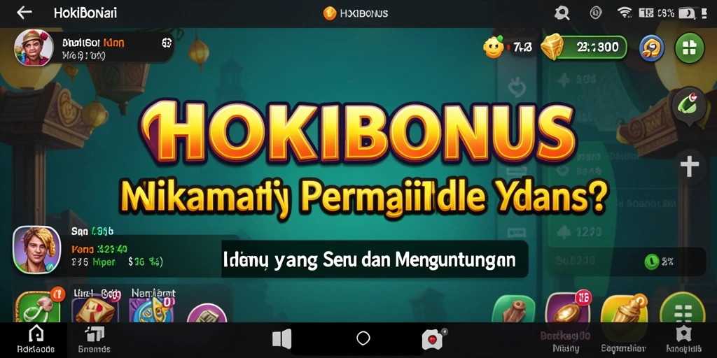 Gameplay HOKIBONUS yang menarik dan menguntungkan.