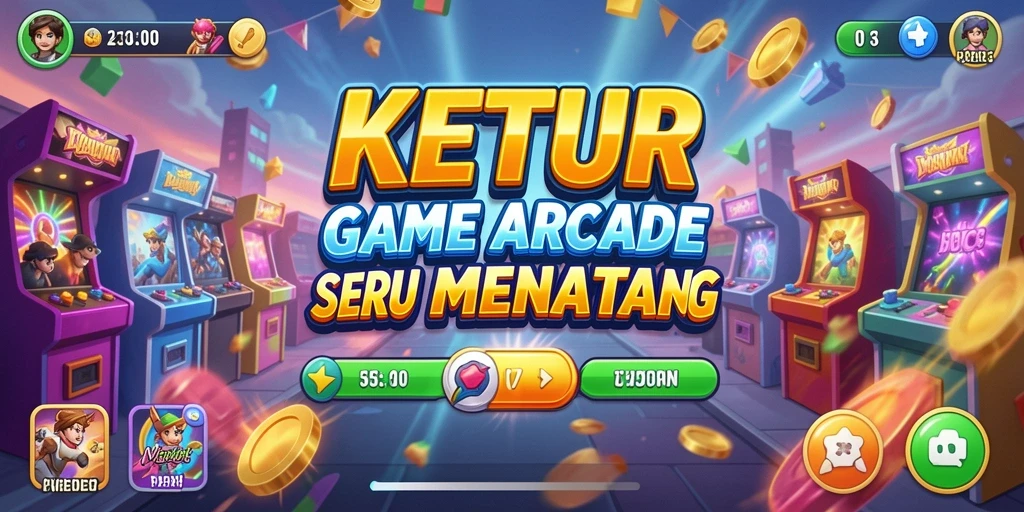 Tampilan gameplay seru di KETUA yang menggambarkan aksi yang cepat.