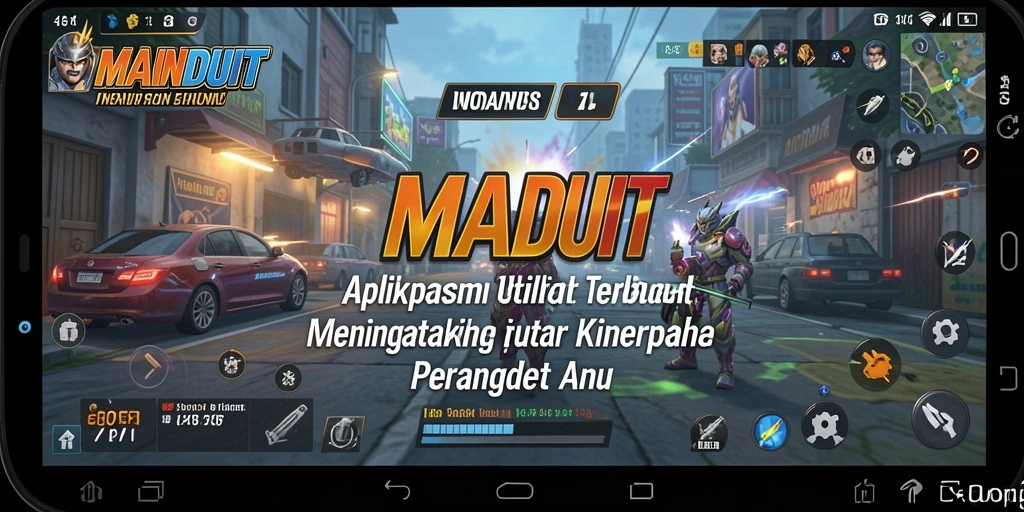 Tampilan antarmuka MAINDUIT yang intuitif untuk pengoptimalan perangkat.