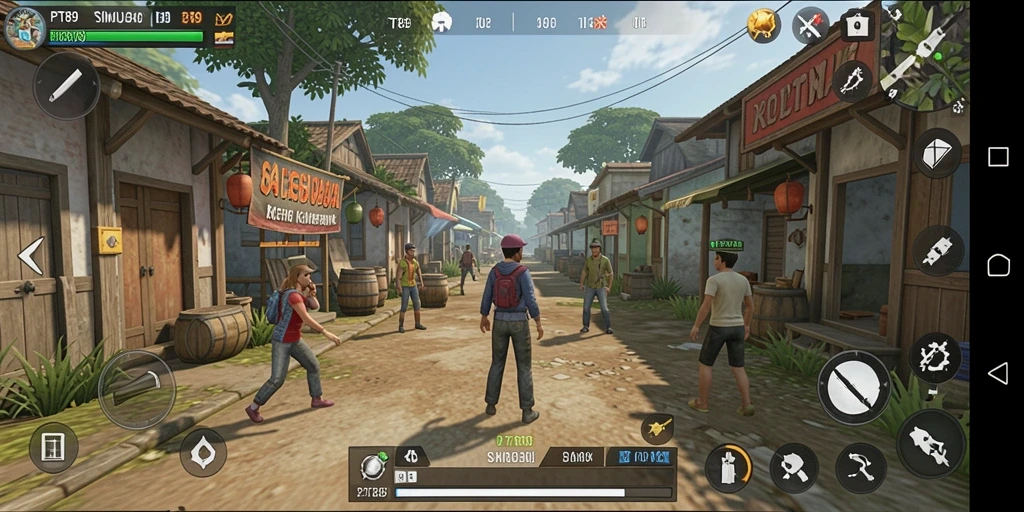 Gameplay PT89 yang menampilkan simulasi interaktif.