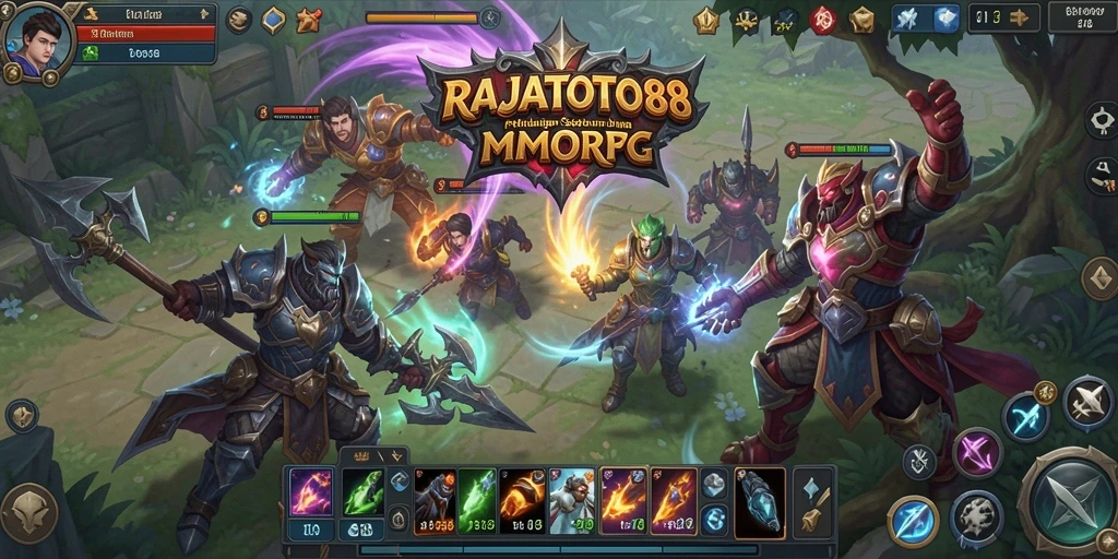 Tampilan gameplay seru di RAJATOTO88 dengan karakter yang penuh aksi.
