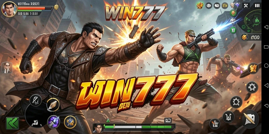 Tampilan seru dari gameplay aksion WIN777 yang memikat.